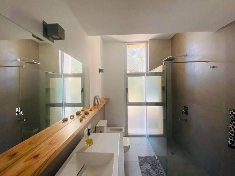 Casa Con Piscina Y Mirador Privado En San Marcos Sierras Vila Exterior foto